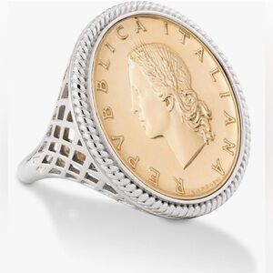 Miabella vintage coin ring